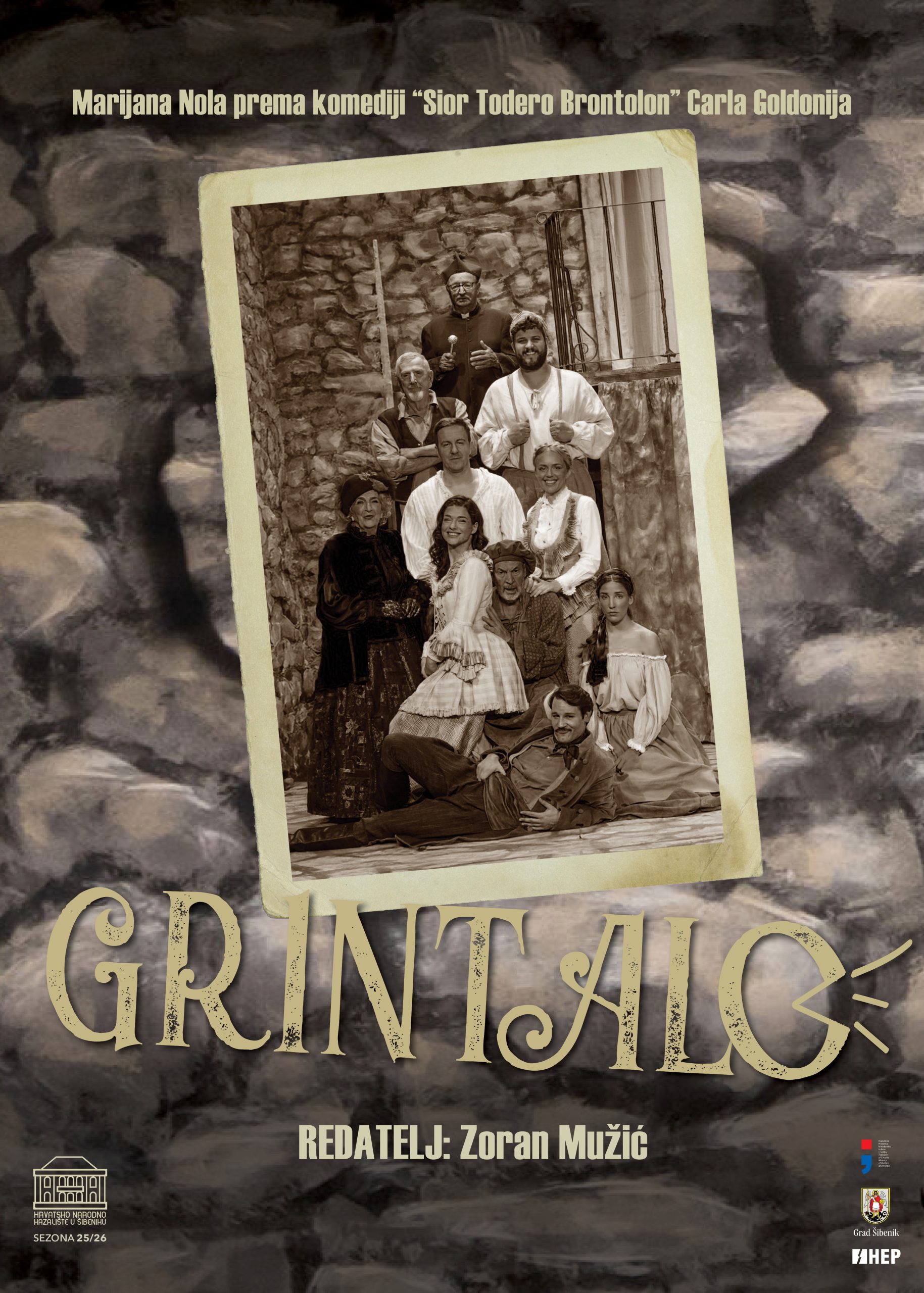 grintalo hnk šibenik plakat predstave